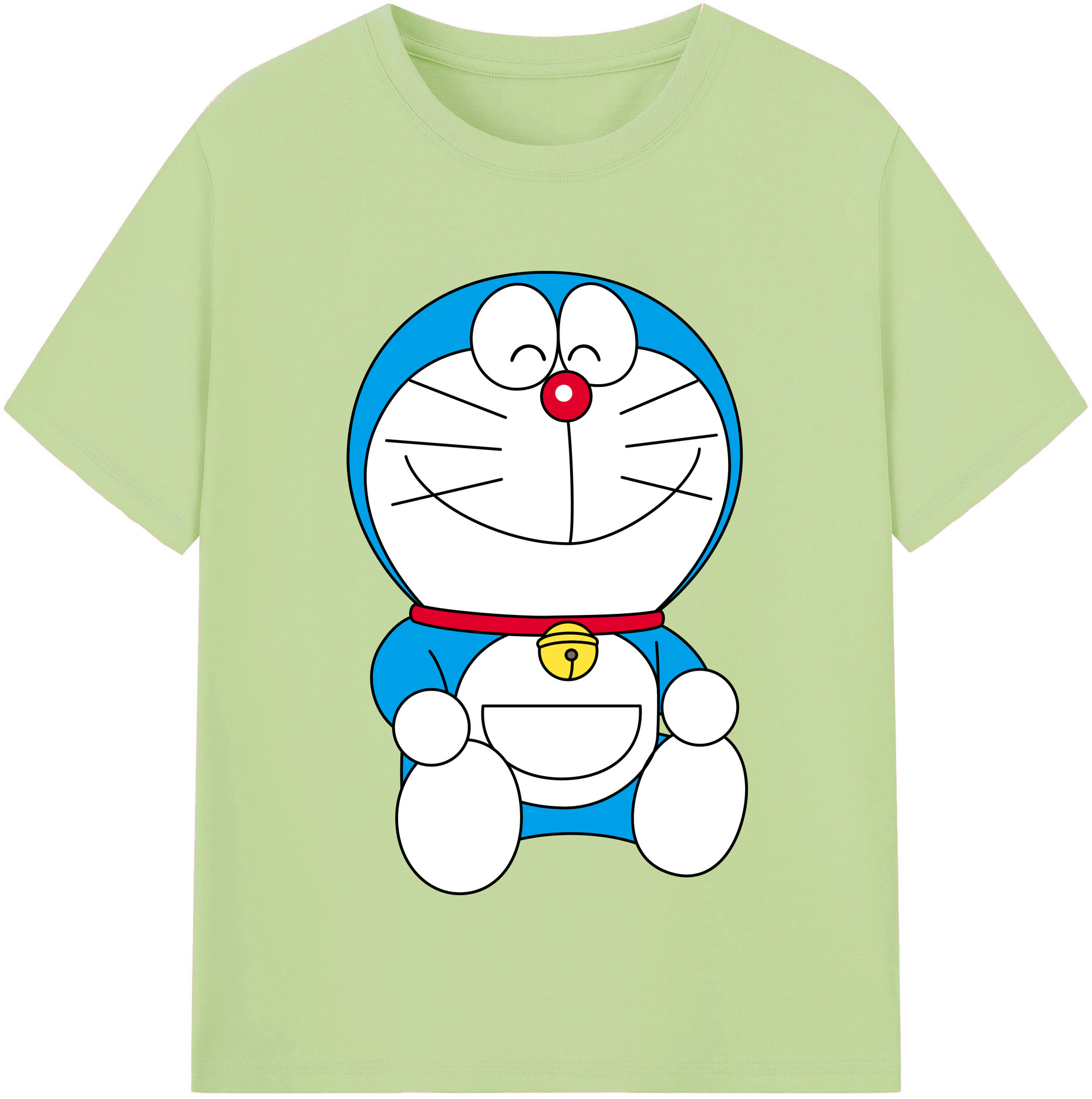 （画像用） ドラえもん Doraemon 綿100％半袖Tシャツ（フロントプリント）